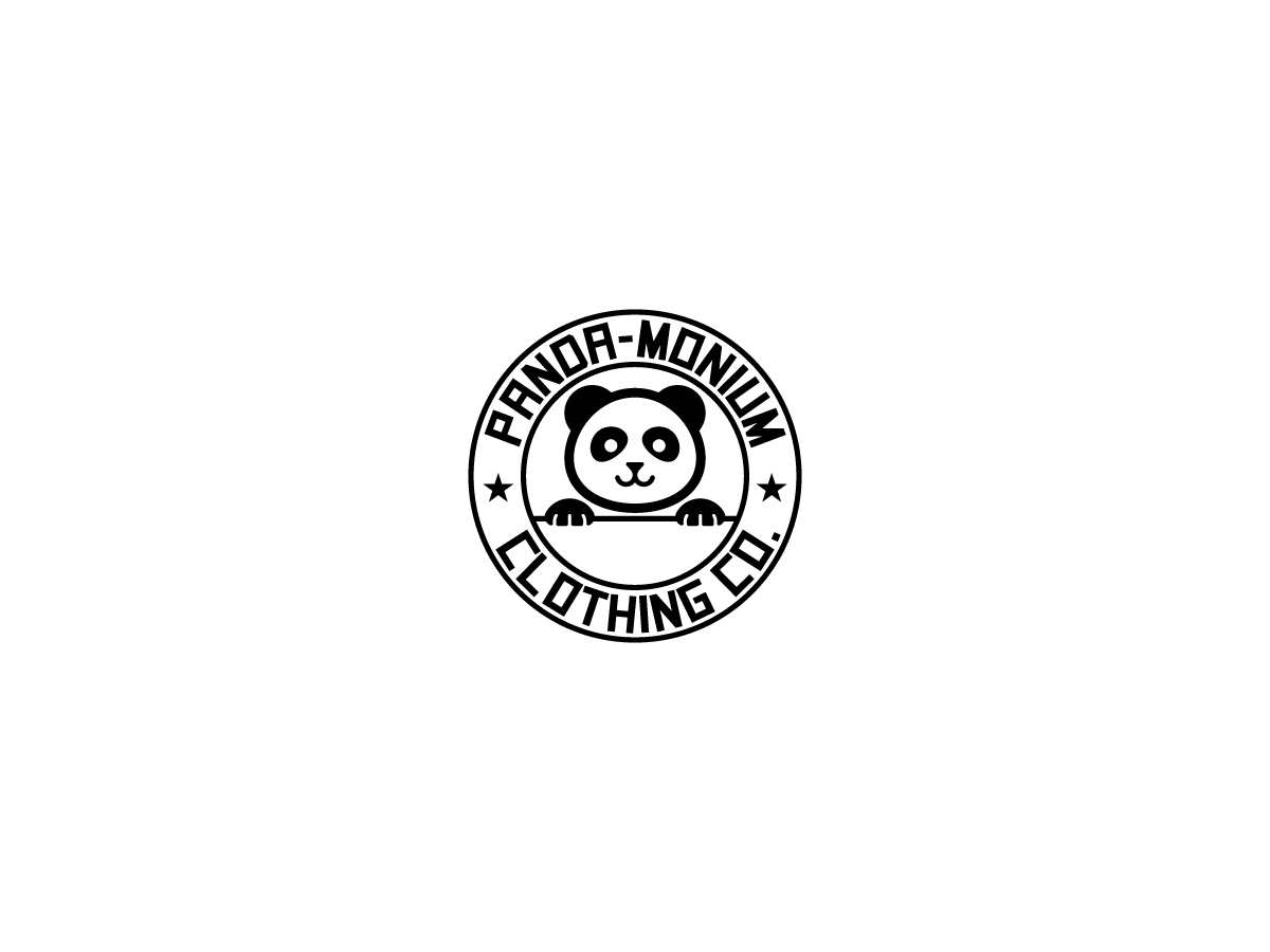 Logo Design by 439 Creations for Panda-Monium Clothing Co.  | Design #29430794