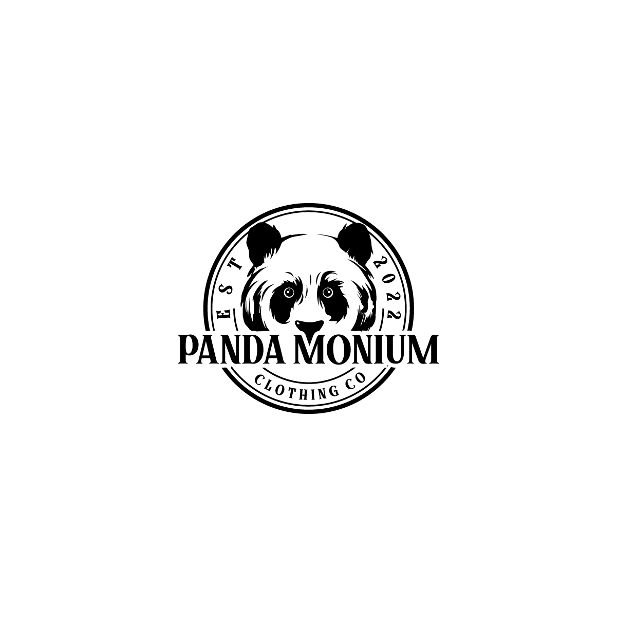 Logo Design by GOLDENCROWN for Panda-Monium Clothing Co.  | Design #29460973