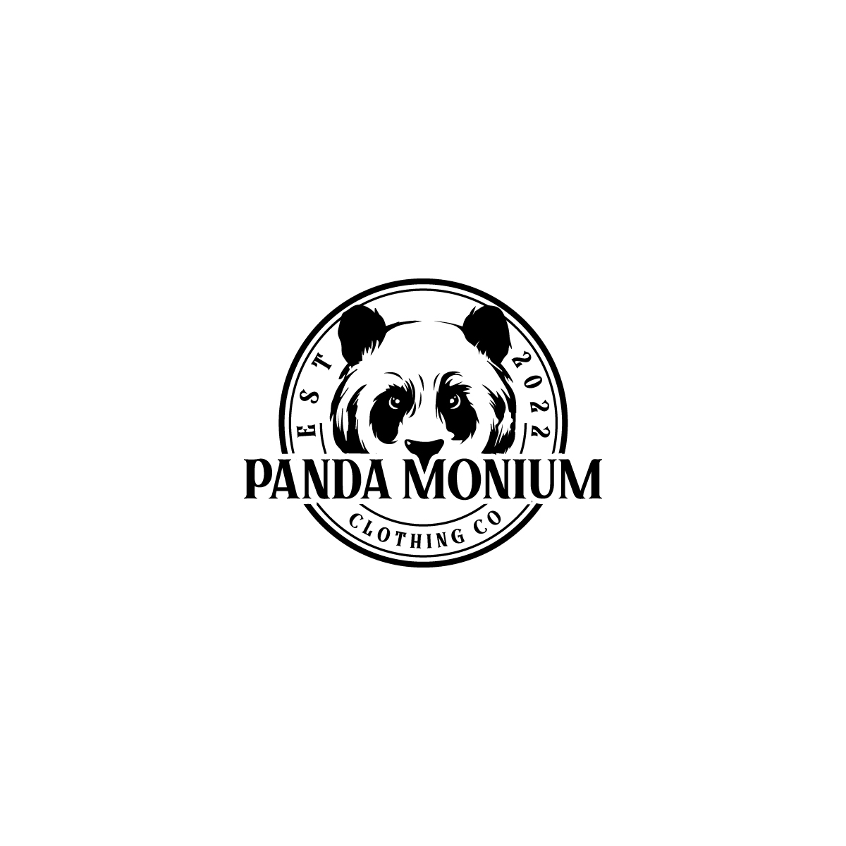 Logo Design by GOLDENCROWN for Panda-Monium Clothing Co.  | Design #29460974
