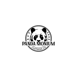 Logo Design by GOLDENCROWN for Panda-Monium Clothing Co.  | Design: #29460974