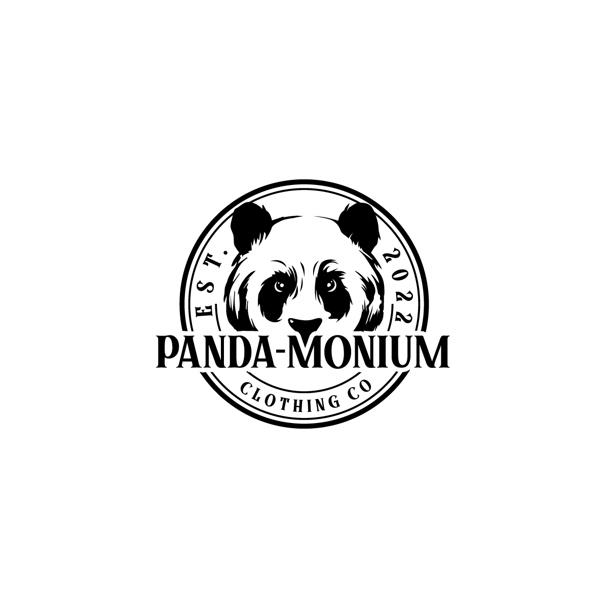 Logo Design by GOLDENCROWN for Panda-Monium Clothing Co.  | Design #29461280