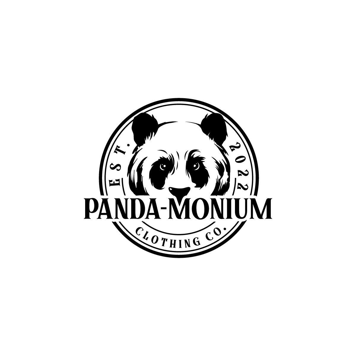 Logo Design by GOLDENCROWN for Panda-Monium Clothing Co.  | Design #29463917