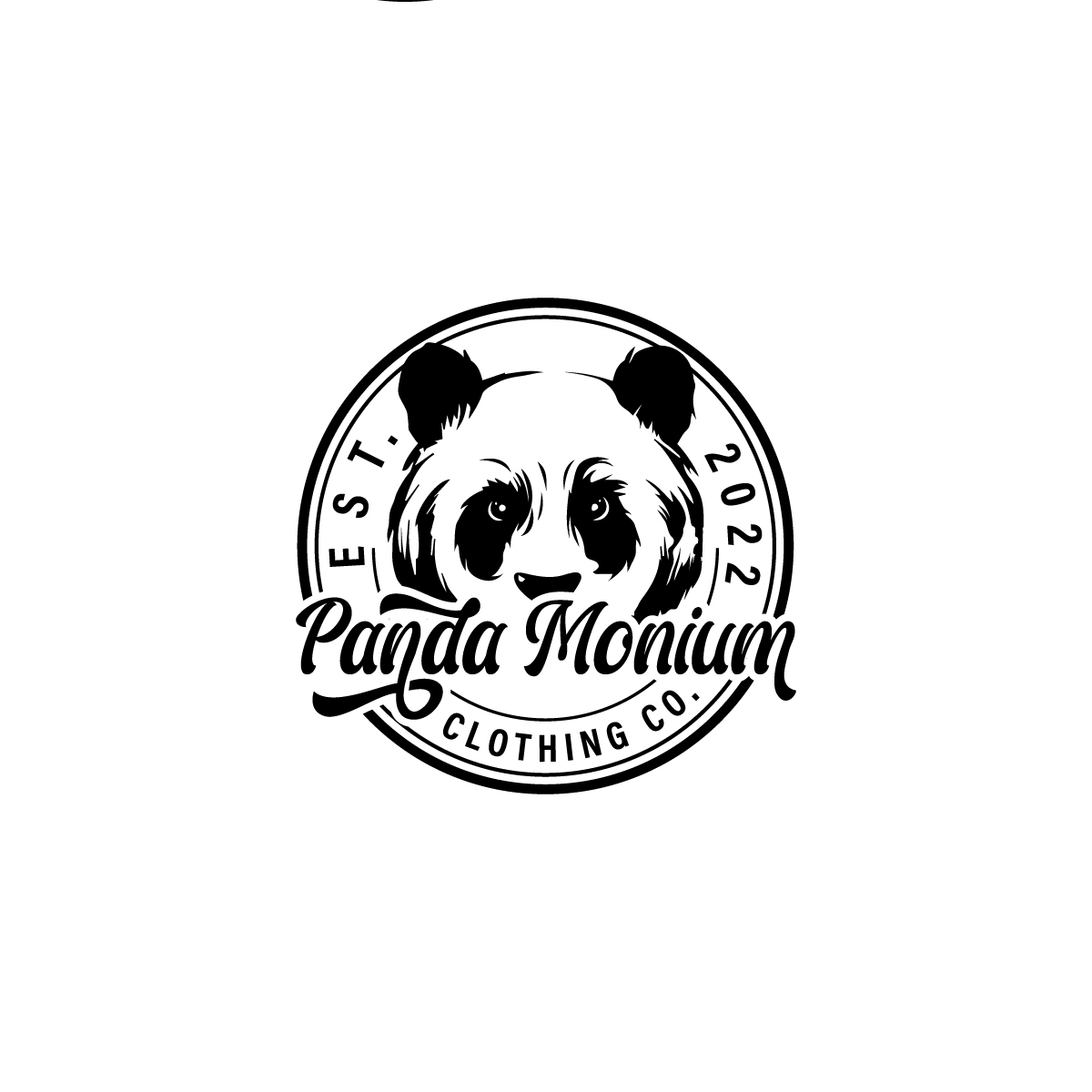 Logo Design by GOLDENCROWN for Panda-Monium Clothing Co.  | Design #29464927