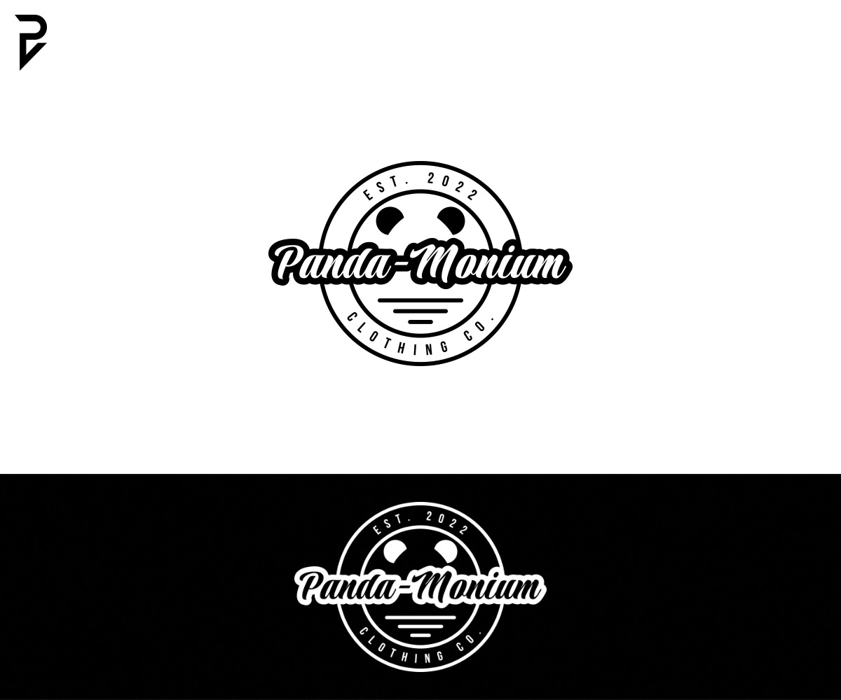 Logo Design by poisonvectors for Panda-Monium Clothing Co.  | Design #29430340
