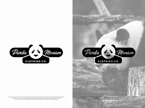 Logo Design by RICKY.T for Panda-Monium Clothing Co.  | Design: #29464671