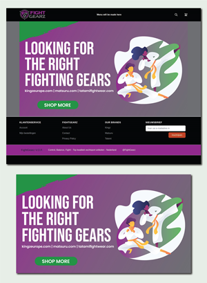 Banner to be used on our homepage as top filling | Banner-Design von Design By Muila
