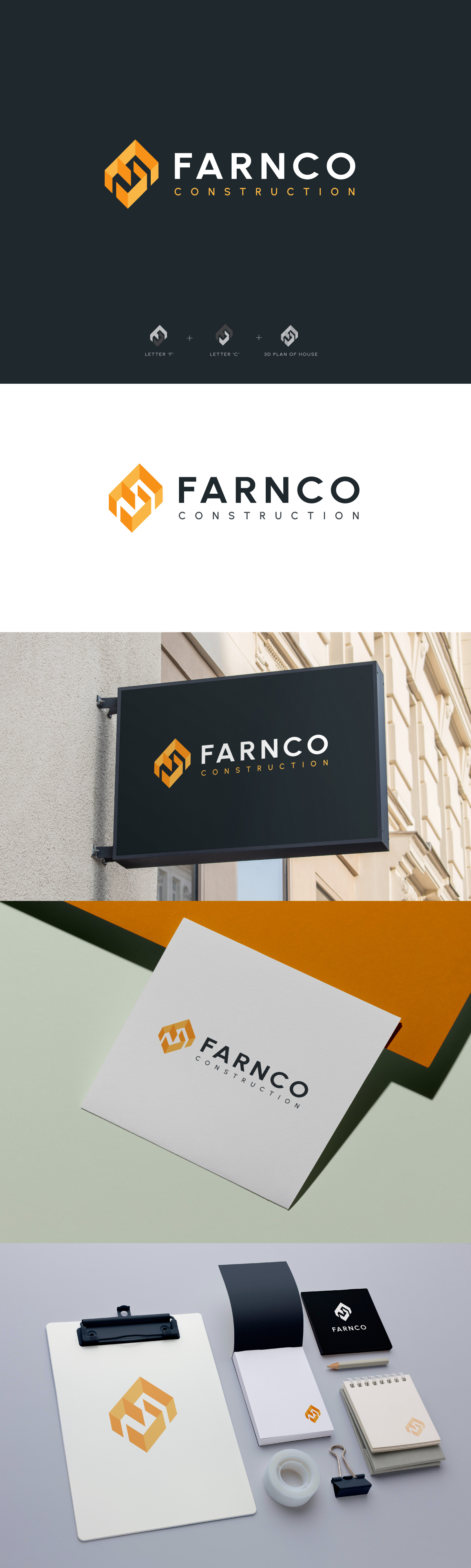 Diseño de Logo por sarzgraphic para Farnco Construction | Diseño #29435218