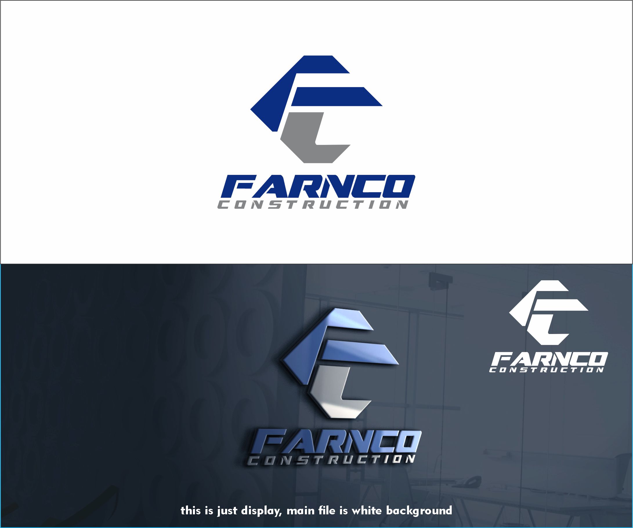 Diseño de Logo por alkaline para Farnco Construction | Diseño #29431485
