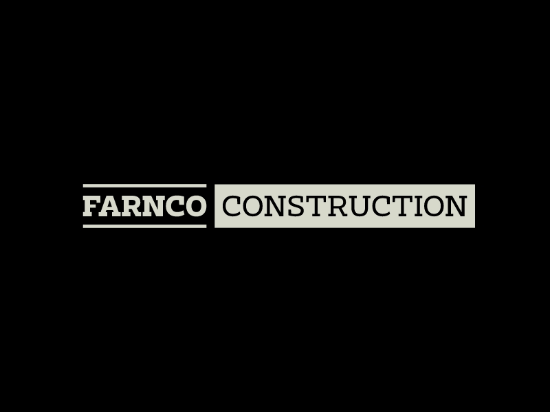 Logo Design by RK CREATIVE for Farnco Construction | Design #29443935
