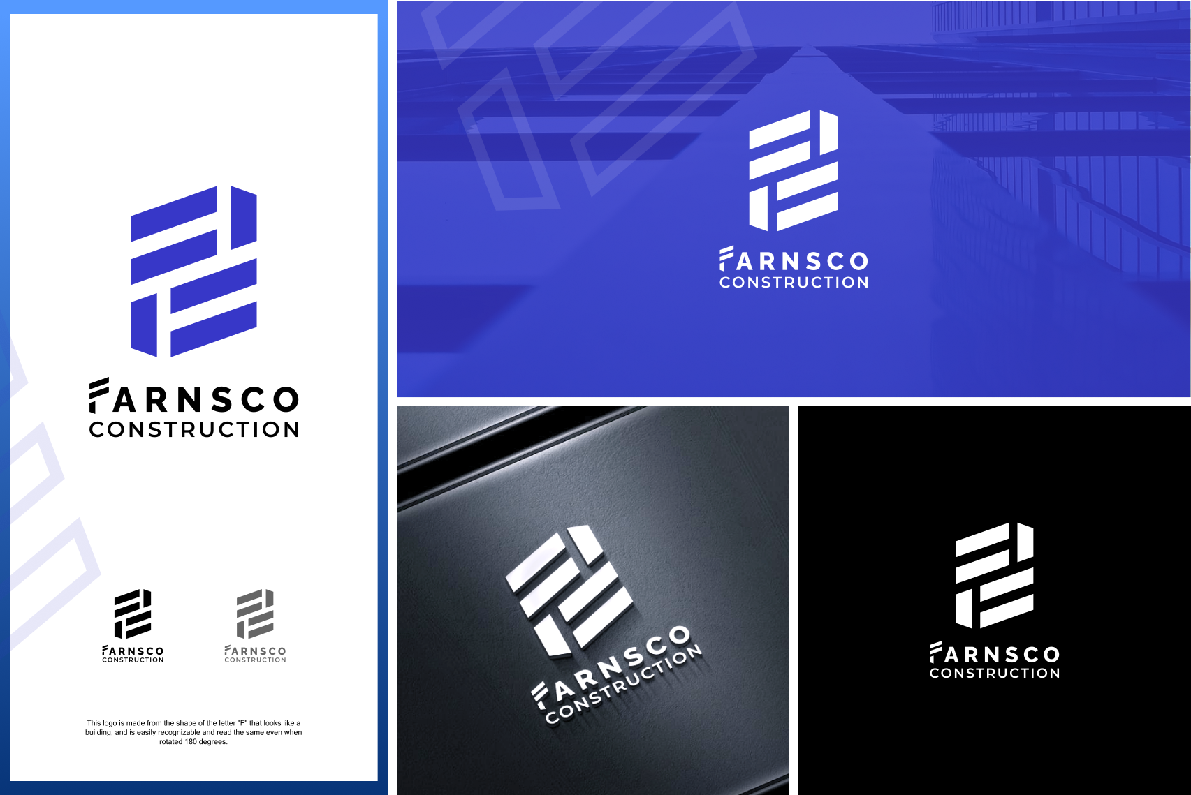 Logo Design by voila graphic for Farnco Construction | Design #29432719