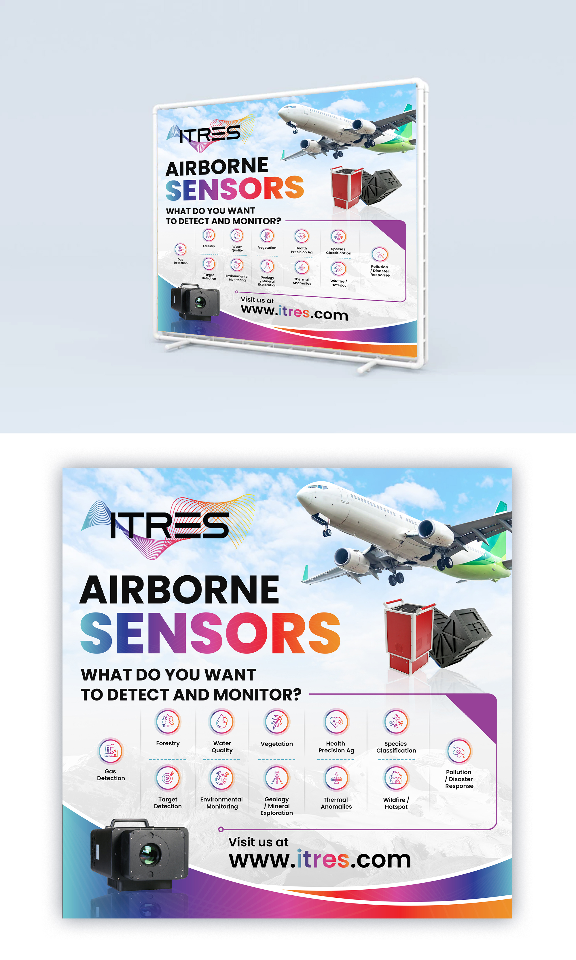 Graphic Design by debdesign for ITRES Research Ltd | Design #29442293