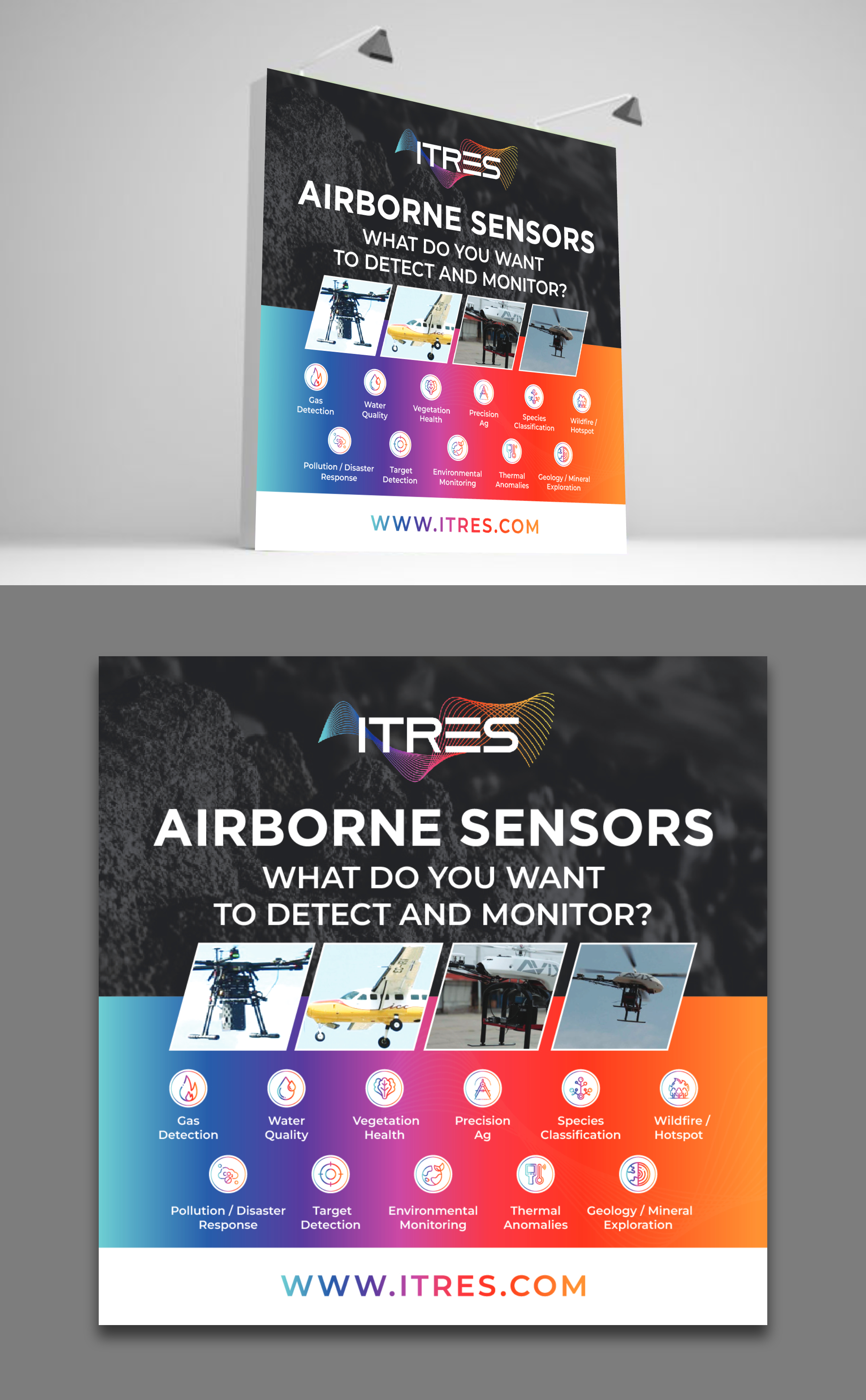 Grafik-Design von ecorokerz für ITRES Research Ltd | Design #29440284