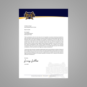 Letterhead Design by Designers Hub for this project | Design: #29432506