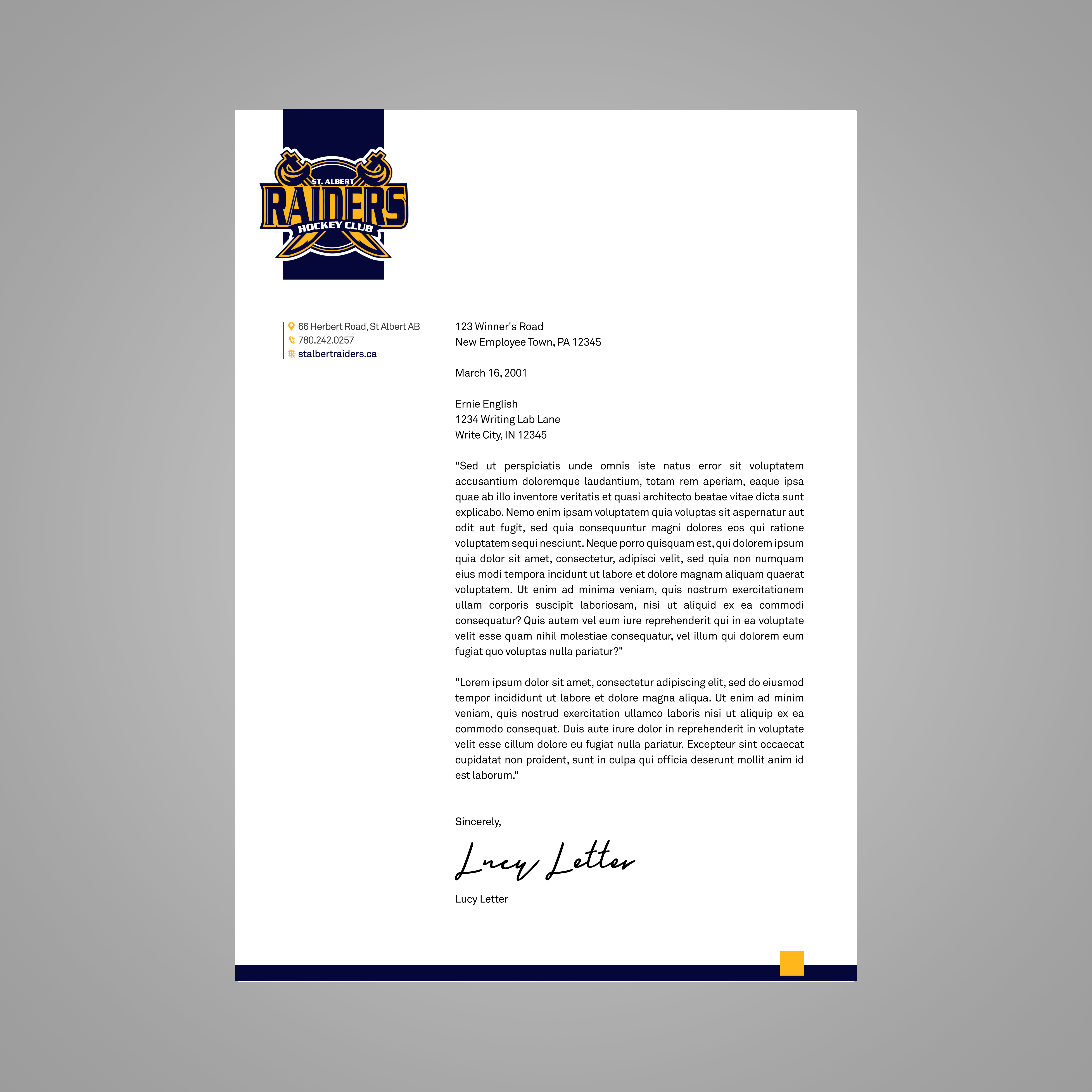 Letterhead Design by Designers Hub for this project | Design #29433467