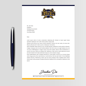Letterhead Design by Designers Hub for this project | Design: #29435108