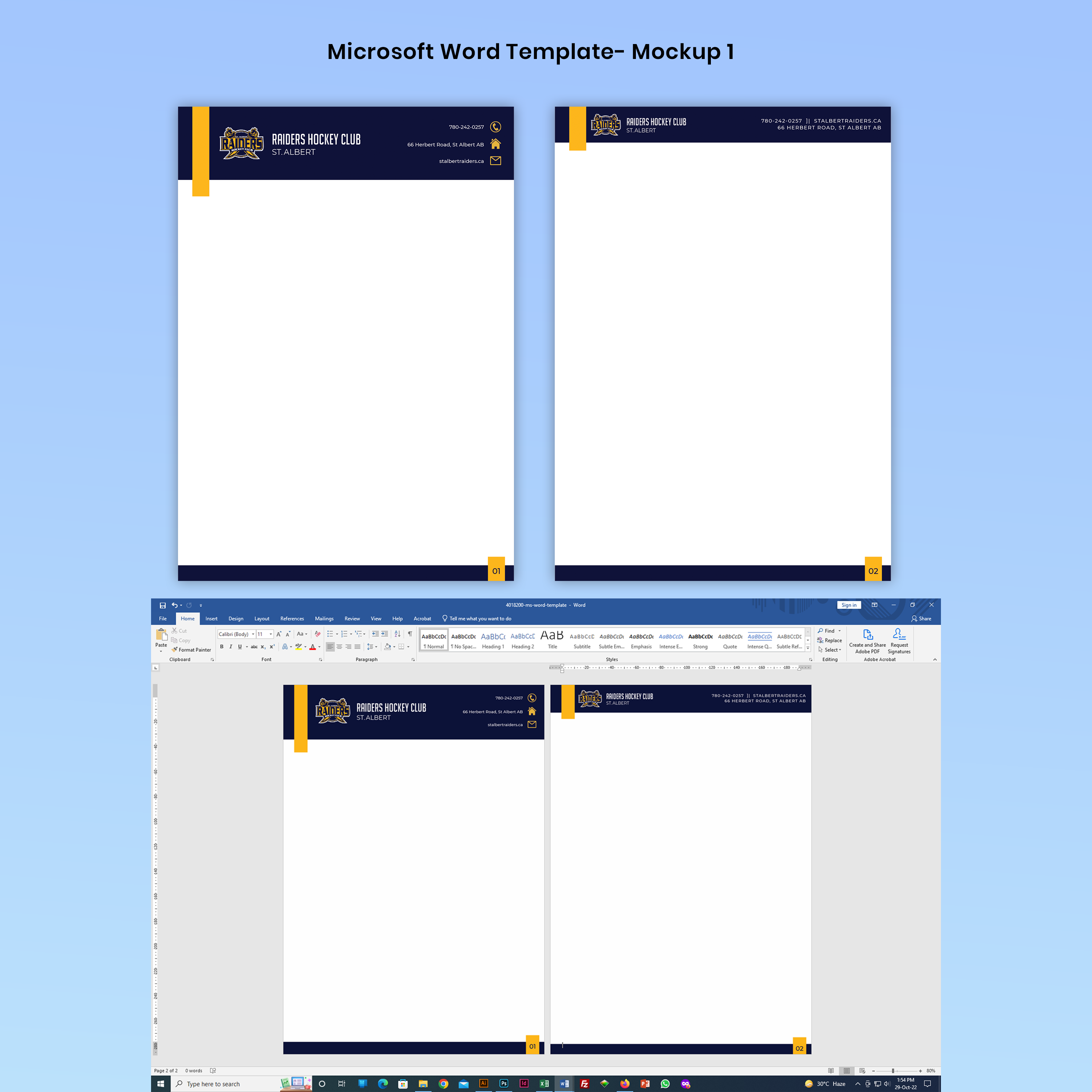 Letterhead Design by Expert Designer for this project | Design #29432723