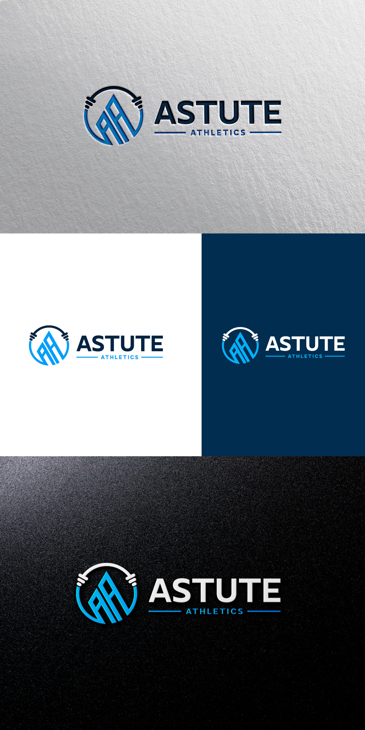 Logo Design by AyaanArt for Astute Fitness | Design #29438275