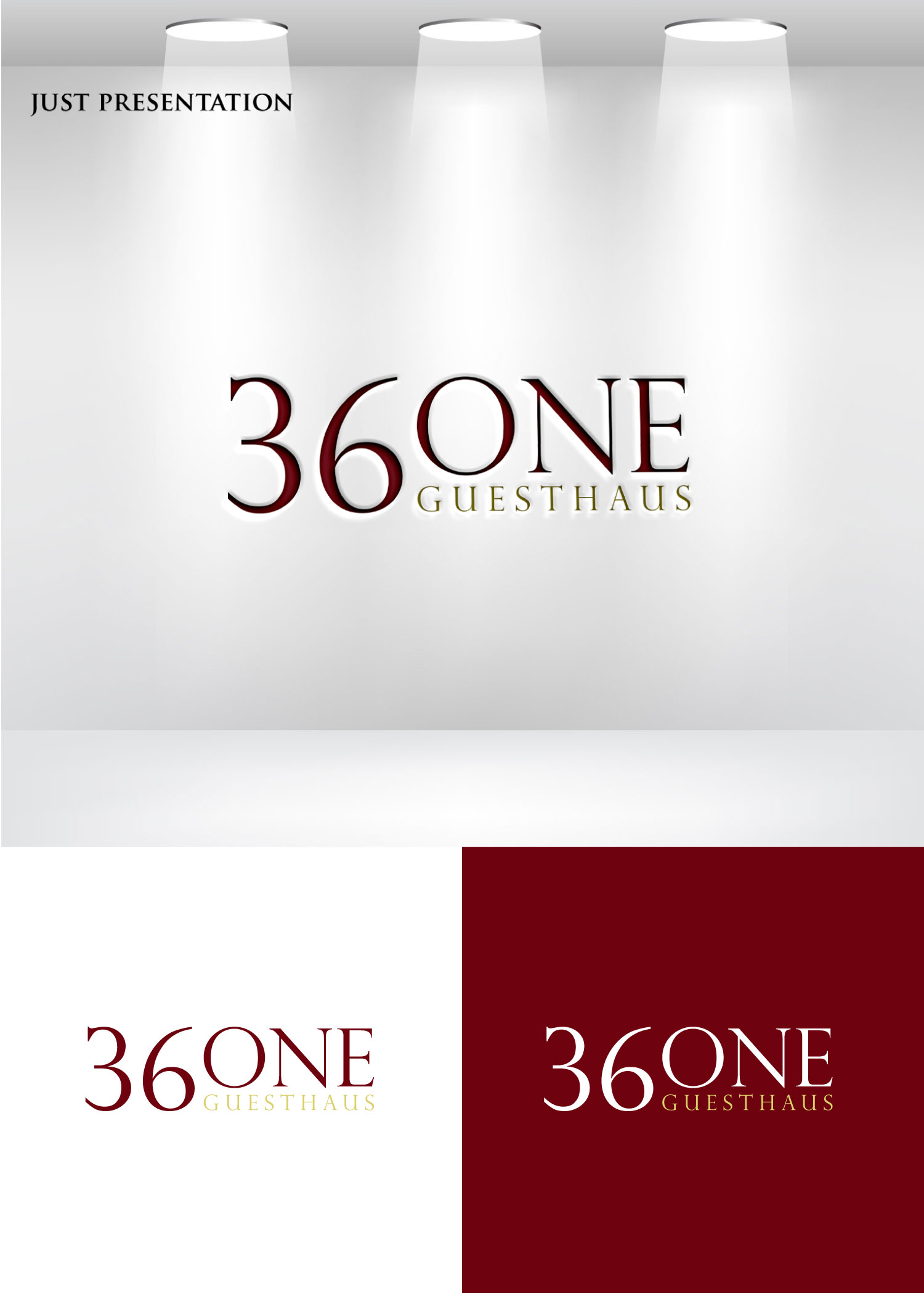 Logo Design by Mi Design1 for 36One Guesthaus | Design #29438291