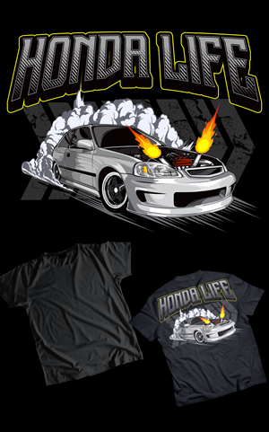 Honda Enthusiast t shirt and sweater | T-Shirt-Design von AVColor Design