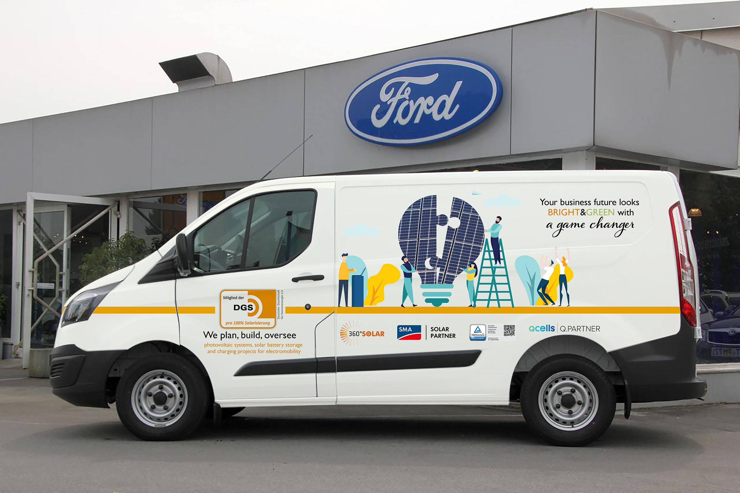 Car Wrap Design by Dahliab for 360° Solar GmbH | Design #29465783