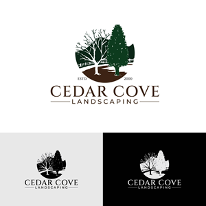 Cedar Cove Landscaping | Logo Design by ILLUSTRATOR PRO
