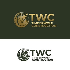 Timberwolf Construction | Logo Design by Logo of god