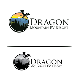 Dragon Mountain RV Resort | Logo Design by GODDREAMCREATION