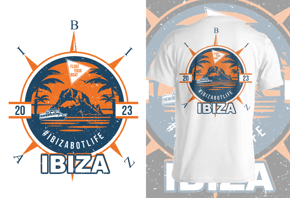Diseño de Camiseta por Pahe Creation para FYB Ibiza | Diseño: #29489596