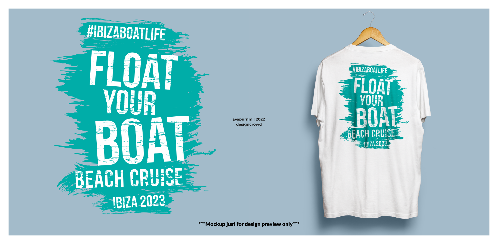 T-shirt Design by purnama for FYB Ibiza | Design #29441966
