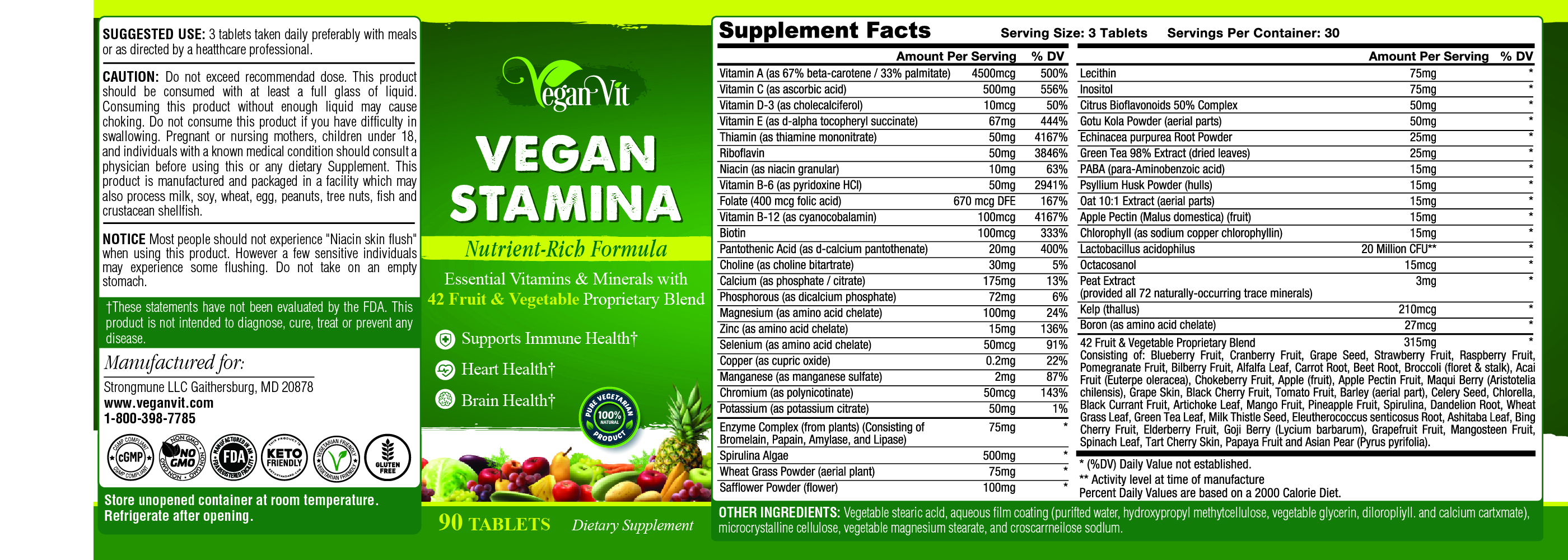 Web Design by Titan Eagle for Vegan Vit | Design #29444186