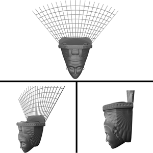 Unique wall pot | Diseño 3D por Prabath Designs