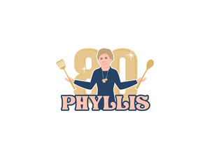 Phyllis, 80, photo/caricature optional | Logo Design by BNdesigner