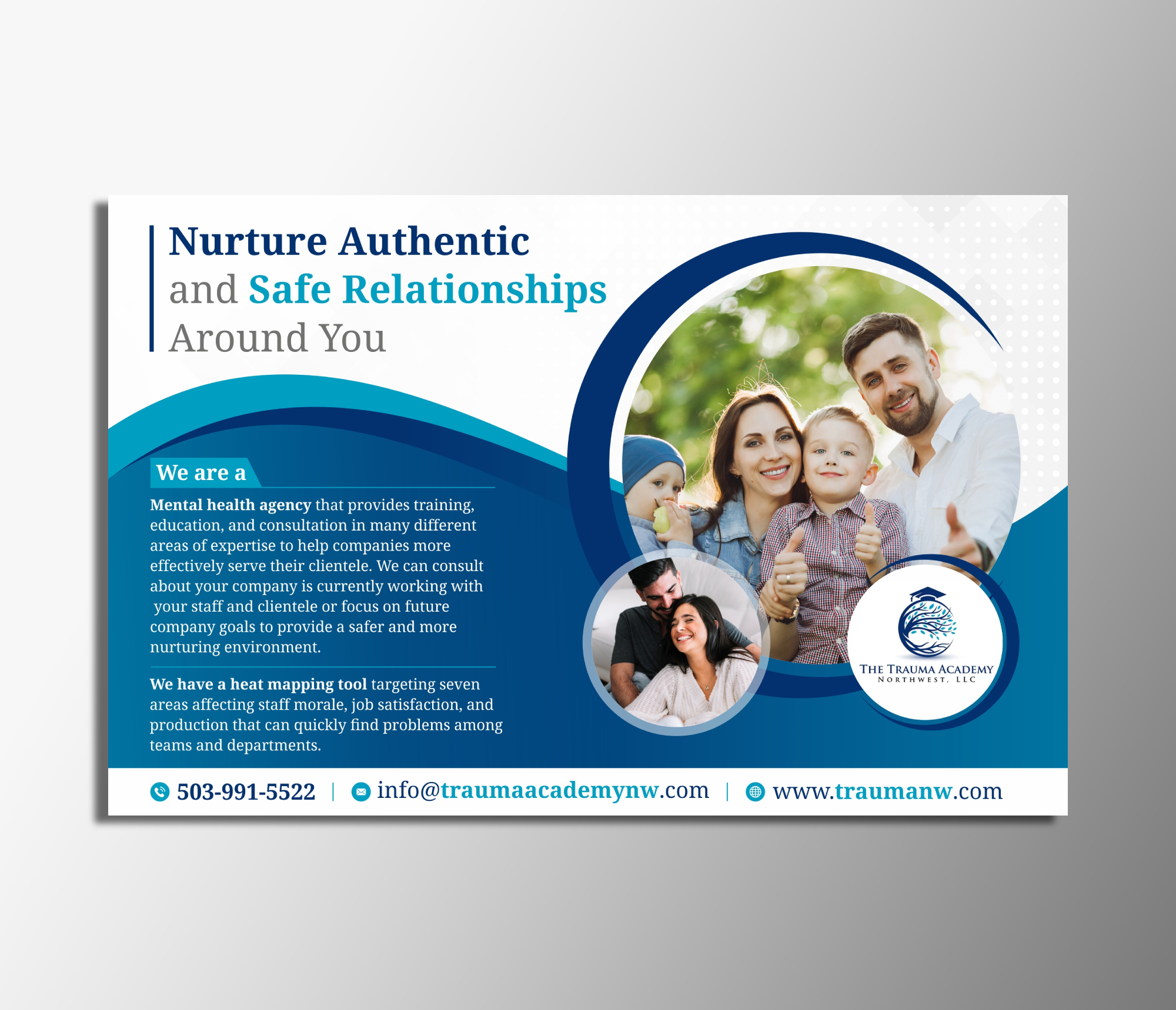 Banner-Design von KreativeMadz für The Trauma Academy Northwest, LLC | Design #29457725