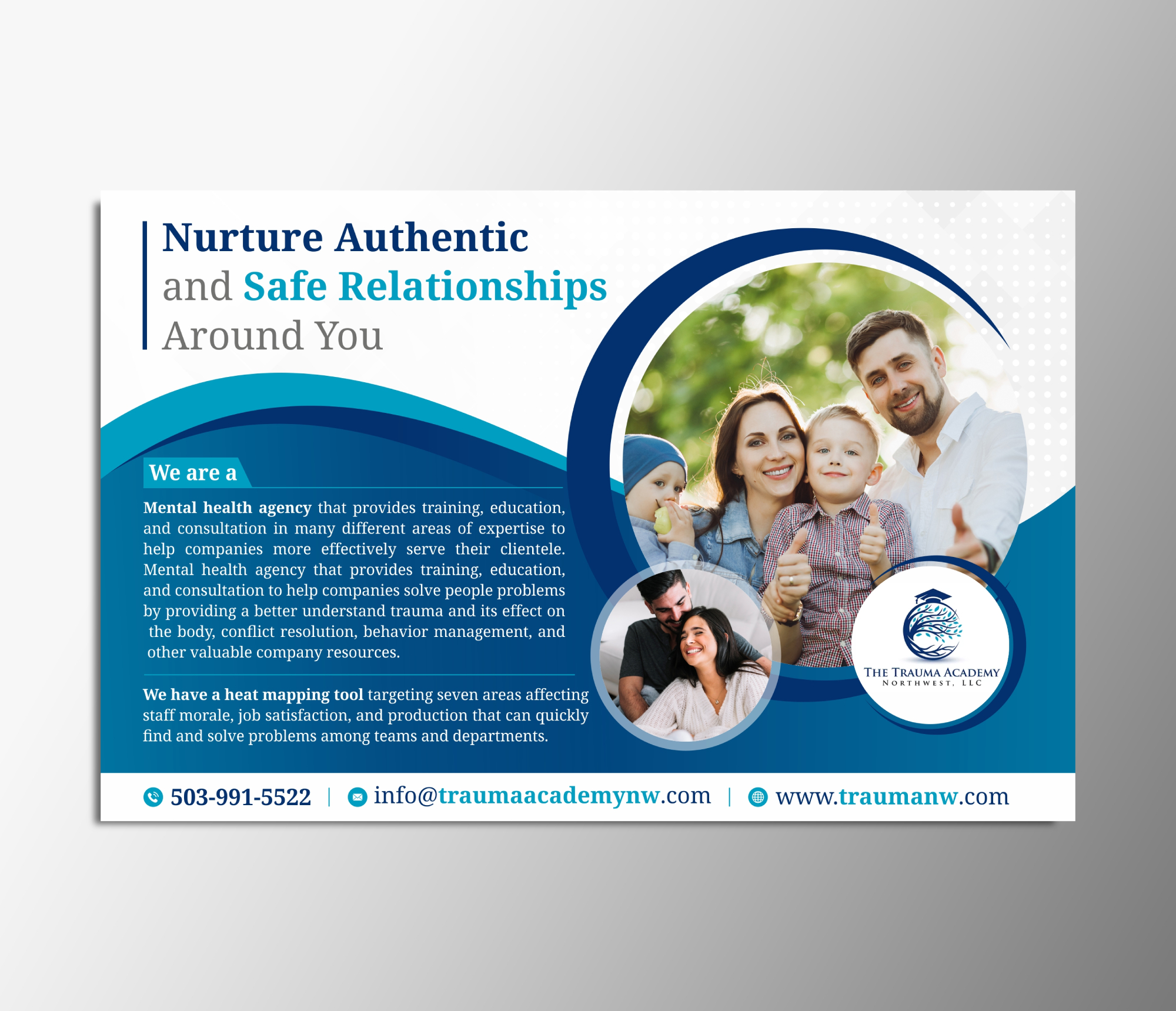 Design de Bannière  par KreativeMadz pour The Trauma Academy Northwest, LLC | Design #29463151