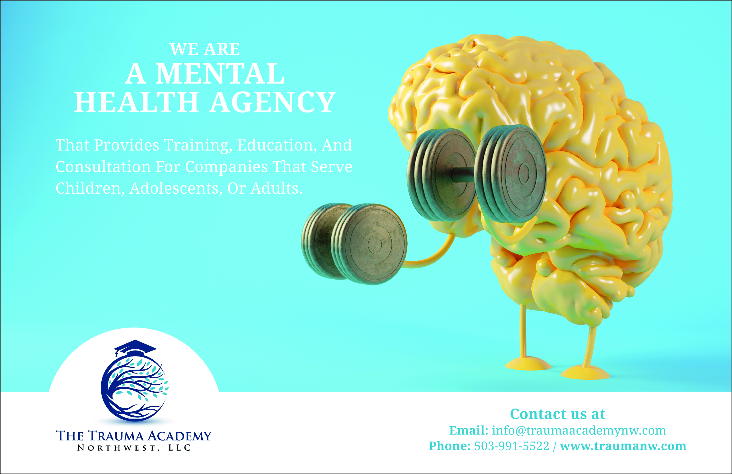 Banner Ad Design by MarkoE for The Trauma Academy Northwest, LLC | Design #29453356