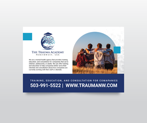 Banner-Design von JK18 für The Trauma Academy Northwest, LLC | Design: #29439767