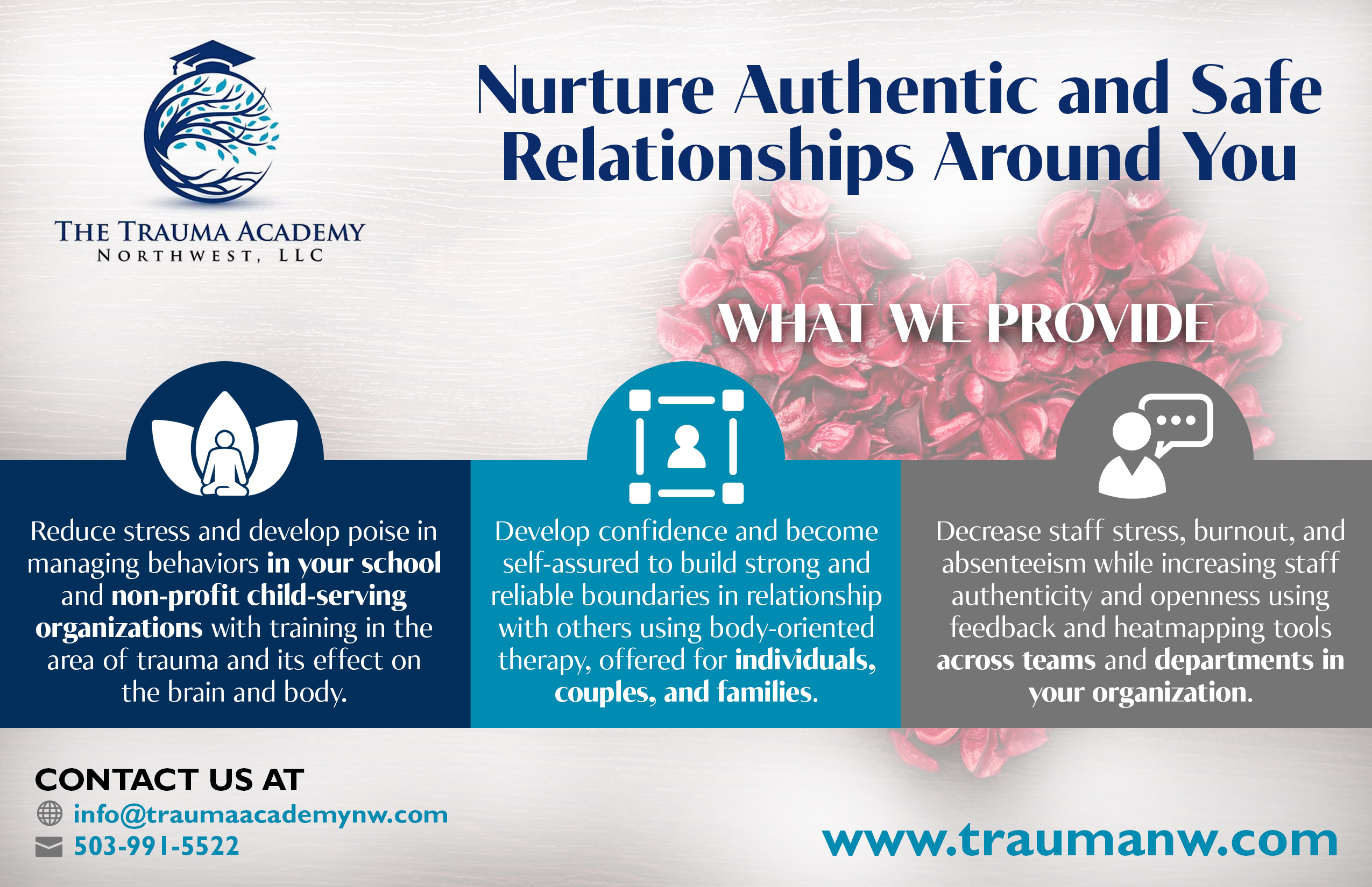 Banner Ad Design by Hristo Itchov for The Trauma Academy Northwest, LLC | Design #29456039