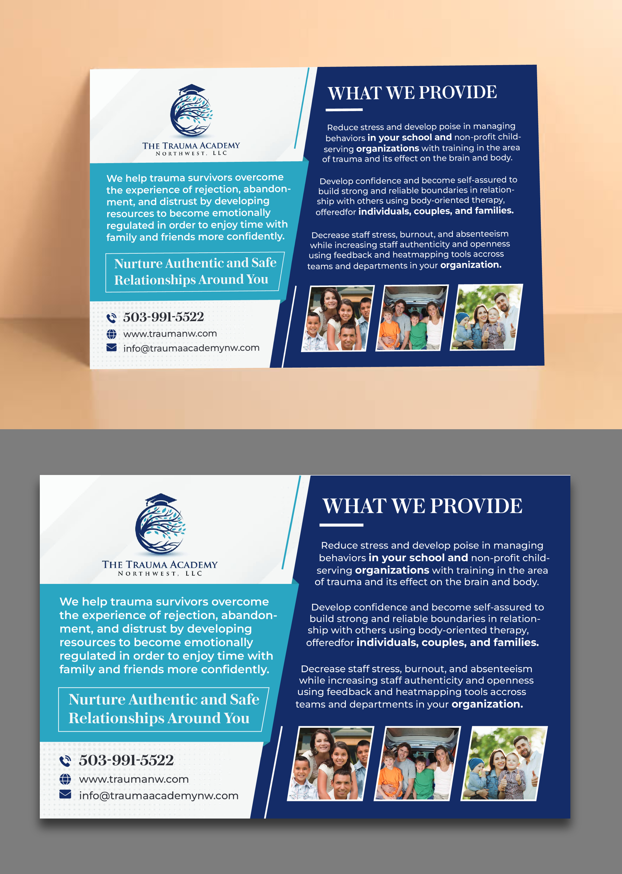 Banner Ad Design by ecorokerz for The Trauma Academy Northwest, LLC | Design #29441694