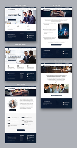 CB-Steuerberatung  WordPress Site fully implemented (tax advisor) | Web Design par sai.designer87