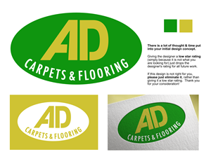 Logo Design by Blackmarket Graphic Design for C & D Flooring Services Limited | Design: #29445397
