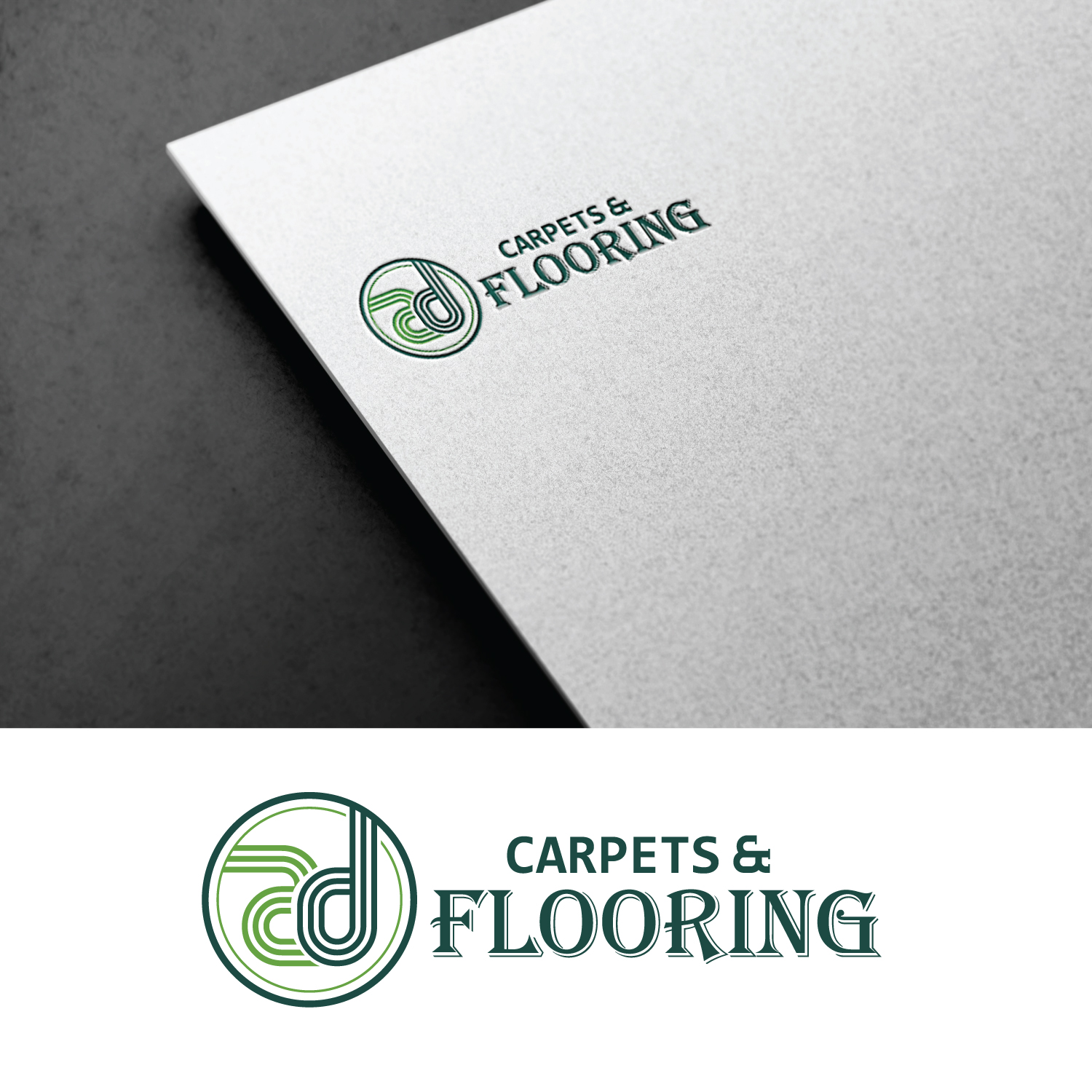 Logo Design by GODDREAMCREATION for C & D Flooring Services Limited | Design #29447880