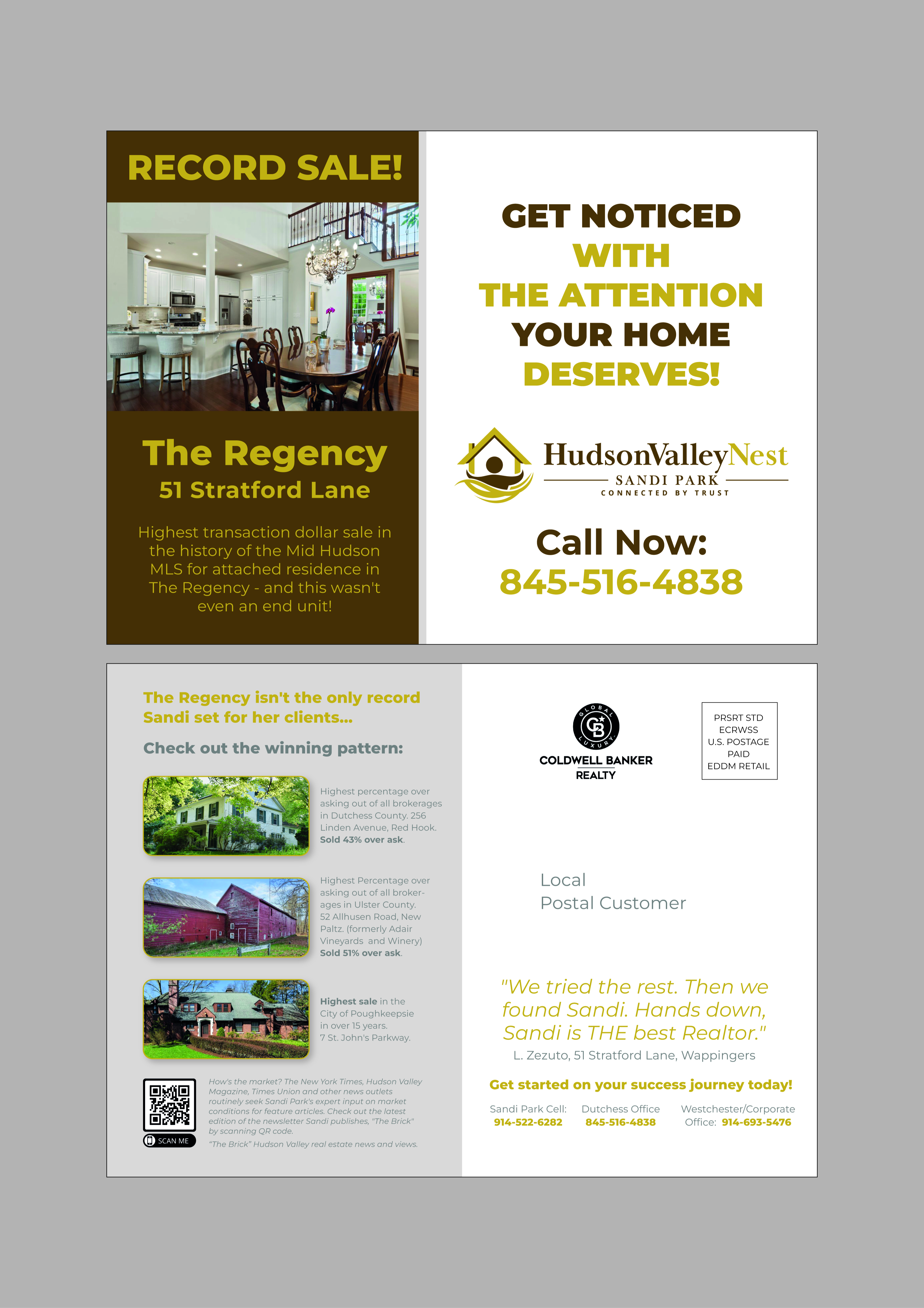 Postkarten-Design von MarkoE für Hudson Valley Nest | Design #29455387