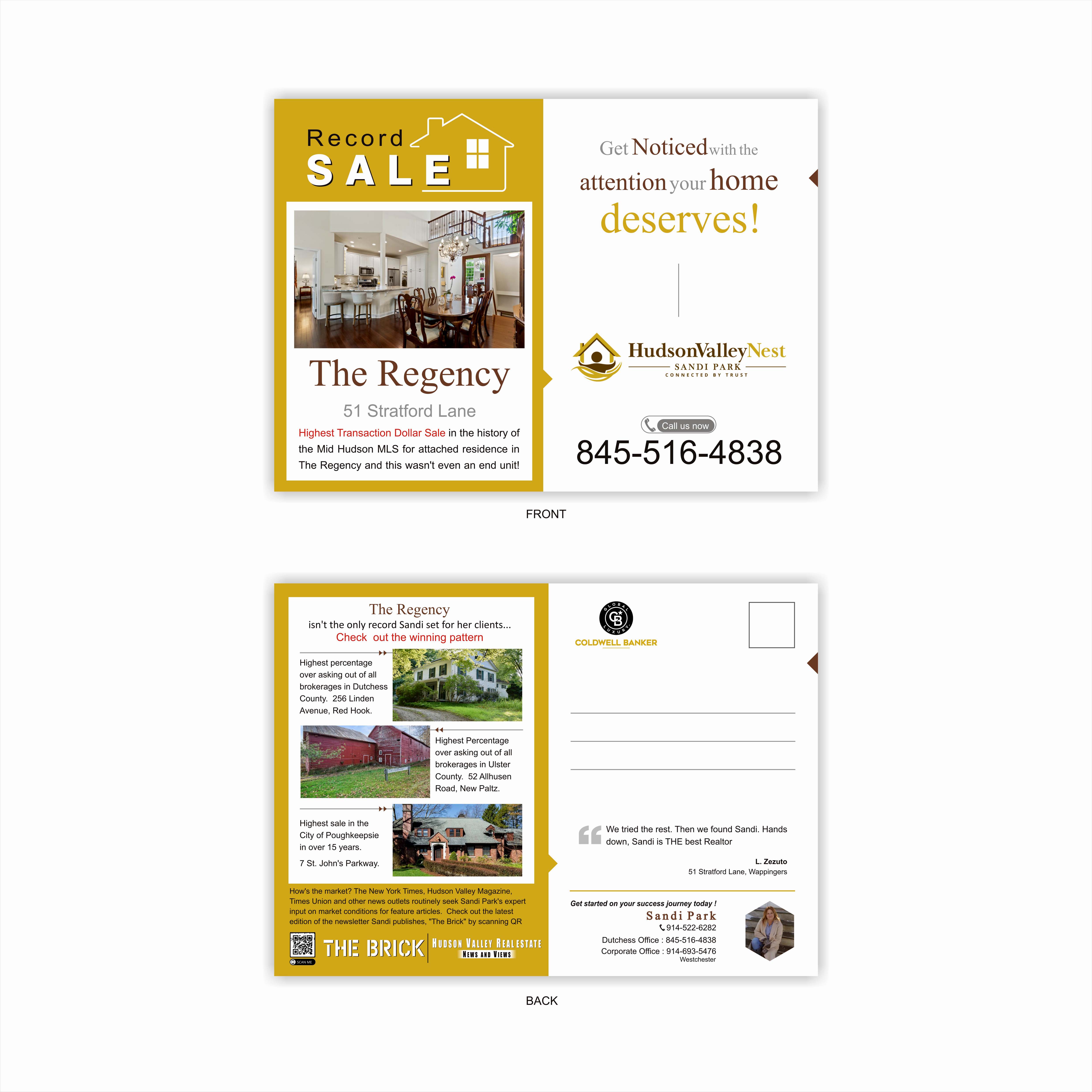 Design de Carte Postale par Grahpica pour Hudson Valley Nest | Design #29452446
