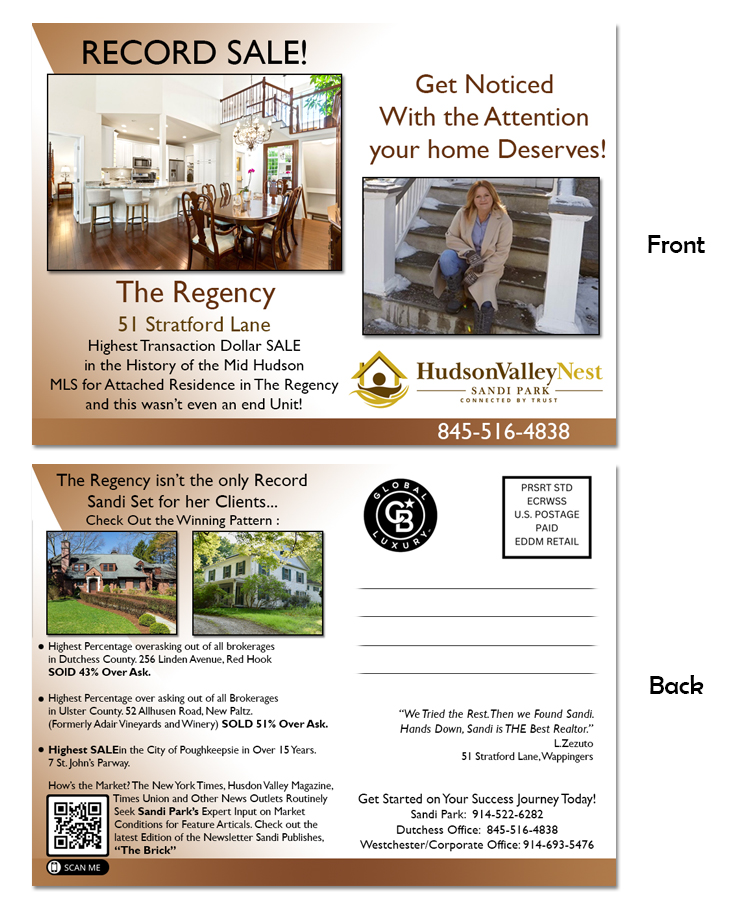 Postcard Design by AditiArts for Hudson Valley Nest | Design #29446065