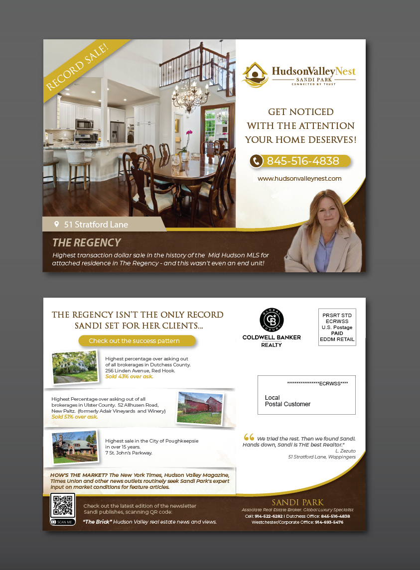 Postkarten-Design von alex989 für Hudson Valley Nest | Design #29452398