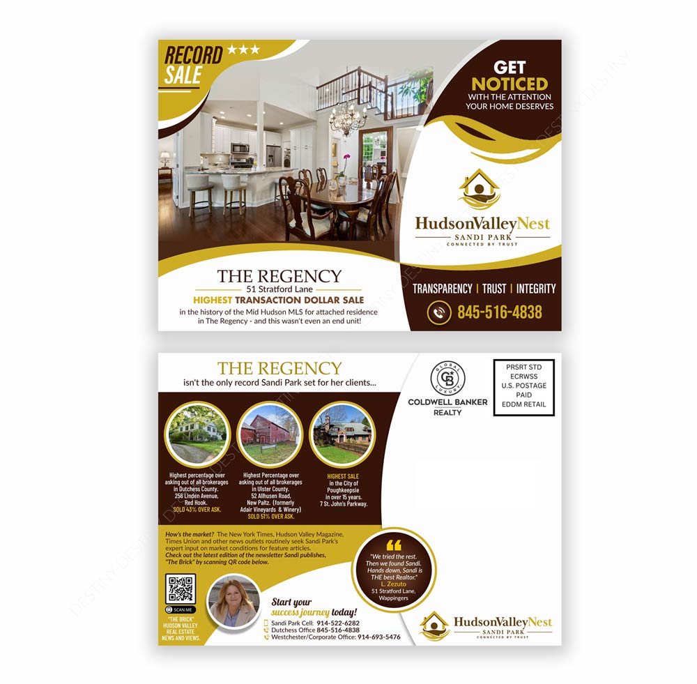 Postkarten-Design von DA. für Hudson Valley Nest | Design #29450996
