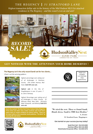 Postcard Design by aj for Hudson Valley Nest | Design: #29446804