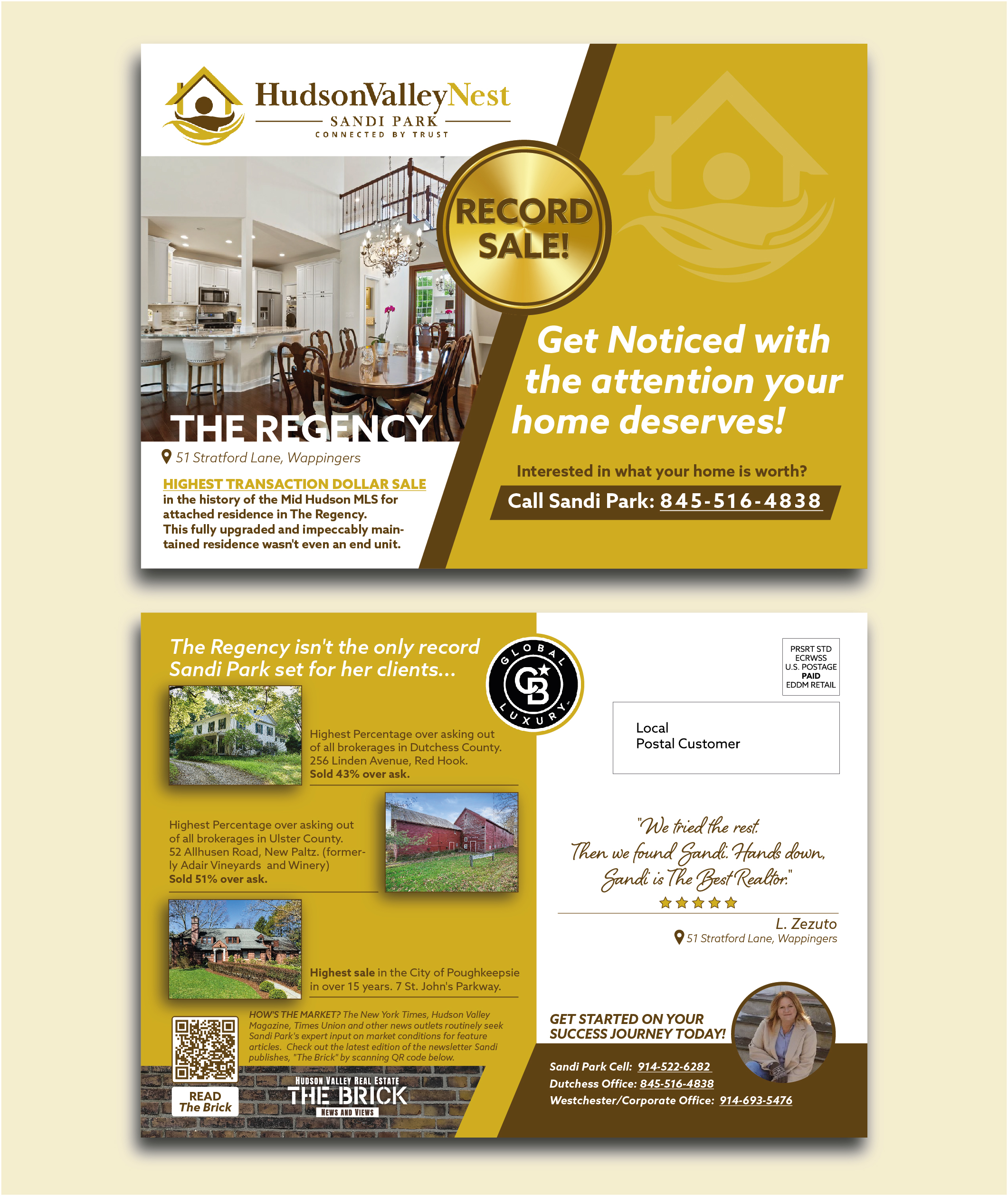 Postkarten-Design von ChristineChe für Hudson Valley Nest | Design: #29516989