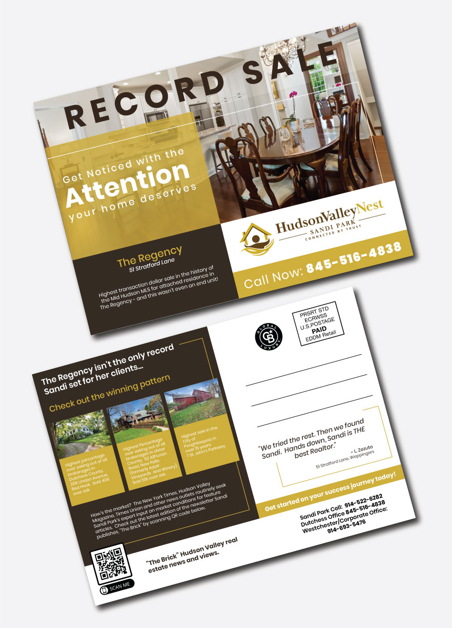 Postcard Design by srhzaidi for Hudson Valley Nest | Design #29467444