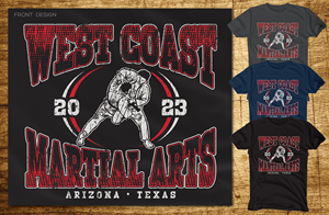 Dynamic Martial Art school needs design for 2023 shirt | Diseño de Camiseta por CoffeeBreak88